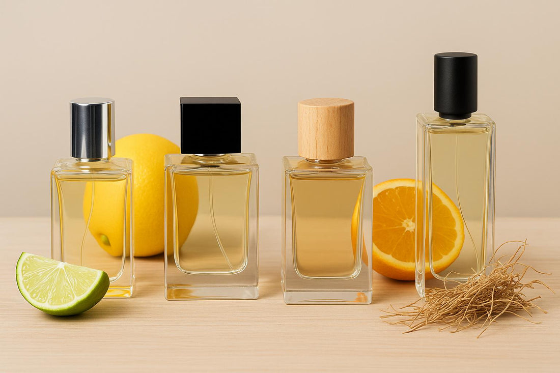 Citrus and vetiver perfumes