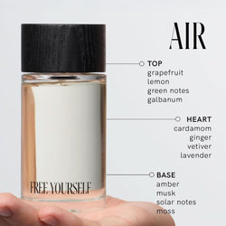 top, heart, and base notes.