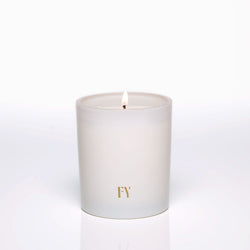 Free Yourself 10oz candle in frosted glass vessel