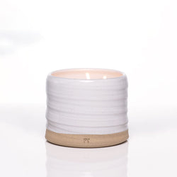 Lit hand-poured candle, 30oz, made in Vermont, clean fragrance